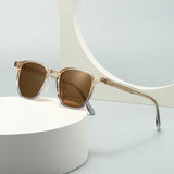 SO&EI Novo quadrado masculino óculos de sol moda tons UV400 retro rebites feminino luxo verde óculos de sol