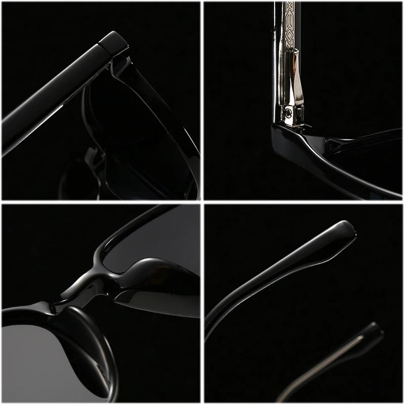 SO&EI Novo quadrado masculino óculos de sol moda tons UV400 retro rebites feminino luxo verde óculos de sol